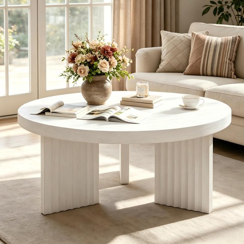 Modern fluted leg - modern, table