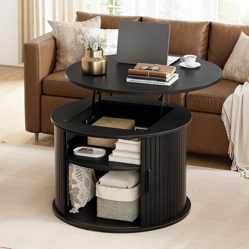 Round lift top - round, coffee